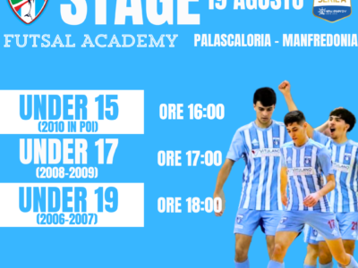 Vitulano Drugstore Manfredonia: ecco i primi Stage della Futsal Academy