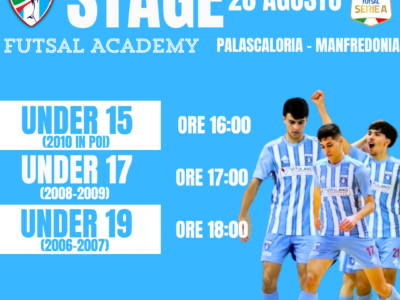 Vitulano Drugstore Manfredonia: dopo il successo, nuovi Stage della Futsal Academy